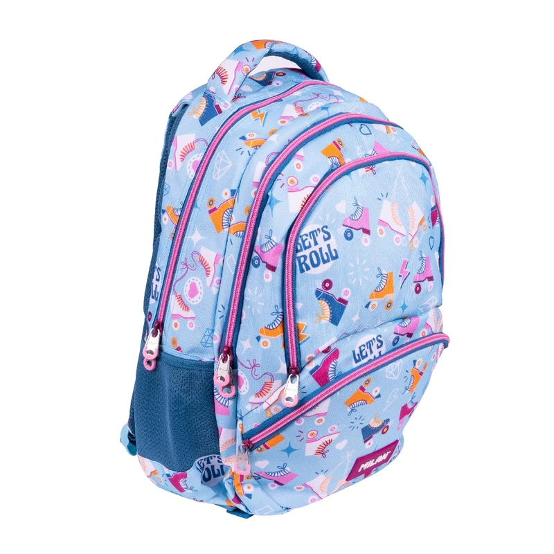 MILAN® School backpack 4 zippers (25 L) special series Roller 2