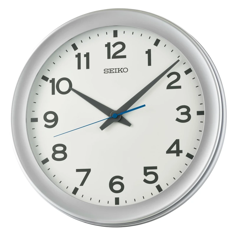 Seiko Clocks Clock, Silver, L