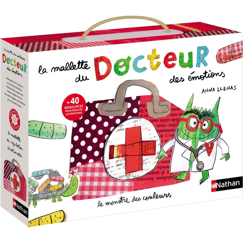 NATHAN - The Doctor of Emotions Suitcase - Positive Education - Colour Monster - Original Activity Set - Learning to Deal with Emotions - Ages 3+ - Image 1
