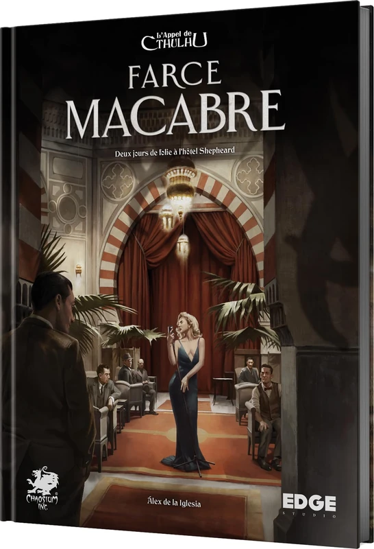 Asmodee - L'Appel DE Cthulhu: LA Farce Macabre - Board games - Adventure game - Book-Game - Ages 14+ - 1 to 6 Players - 45 Min - Edge Entertainment - French Version