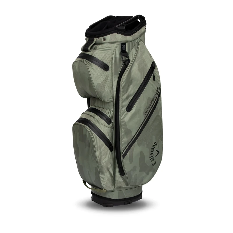 Callaway Golf Chase Dry Waterproof Cart Bag 2025, Green Camo