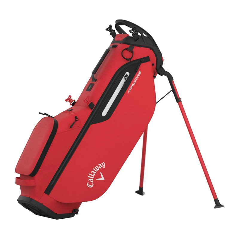 Callaway Golf Fairway C Lightweight Stand Bag 2025, Fire Red/Black/White