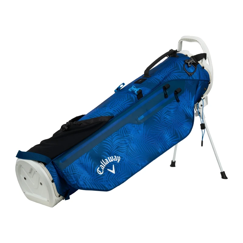 Callaway Golf PAR 3 HD Waterproof Pencil Bag, Blue Palms/Grey
