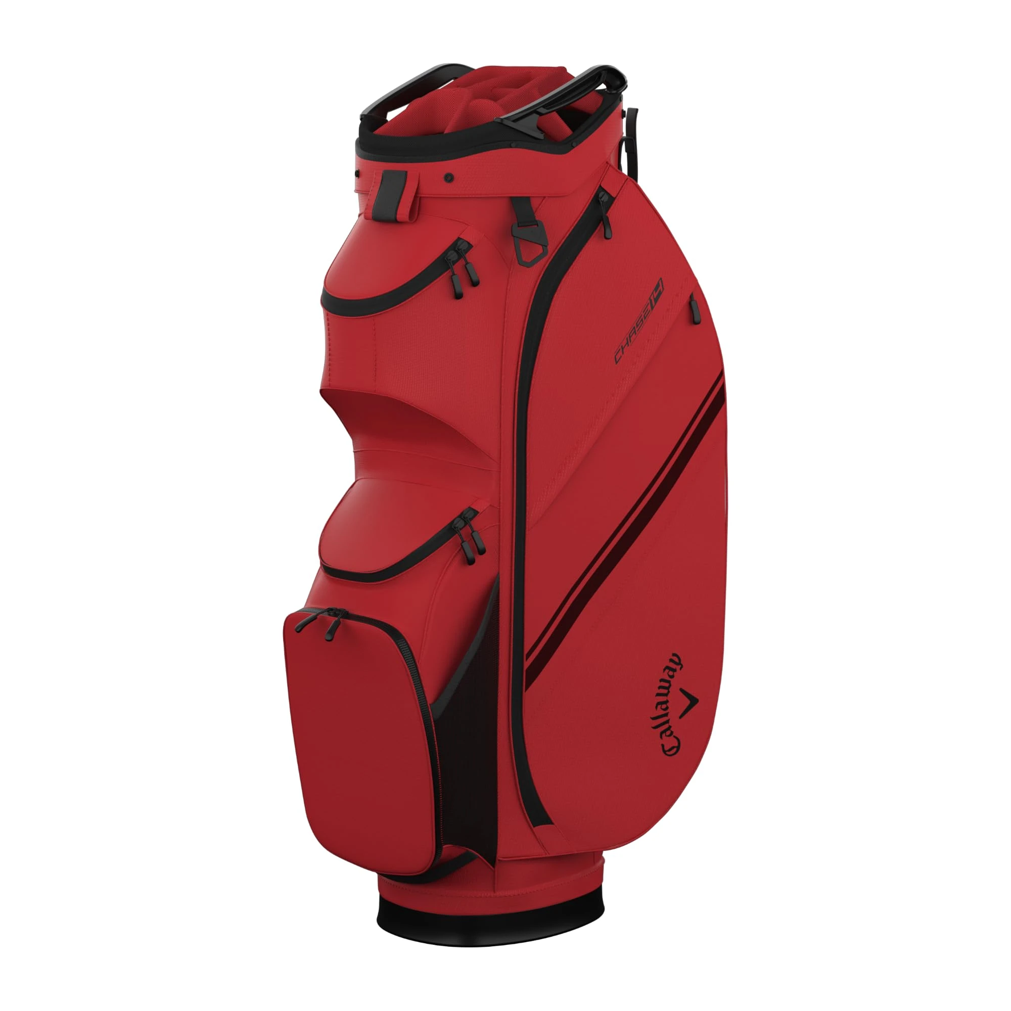 Callaway Golf Chase Cart Bag 2025, Red/Black