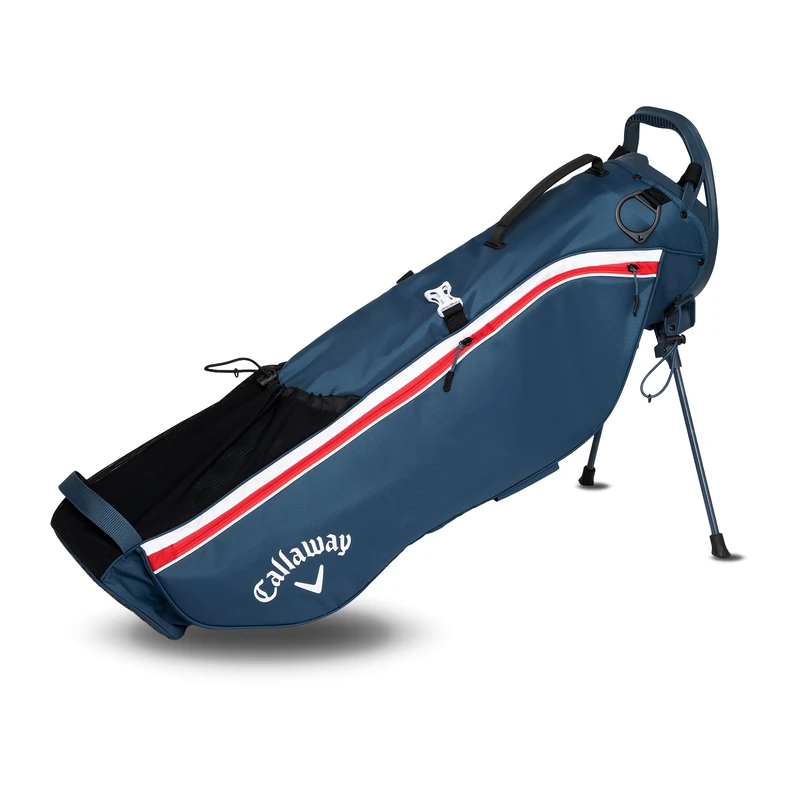 Callaway Golf Carry Plus Lightweight Pencil Bag 2025, Navy/White/Red