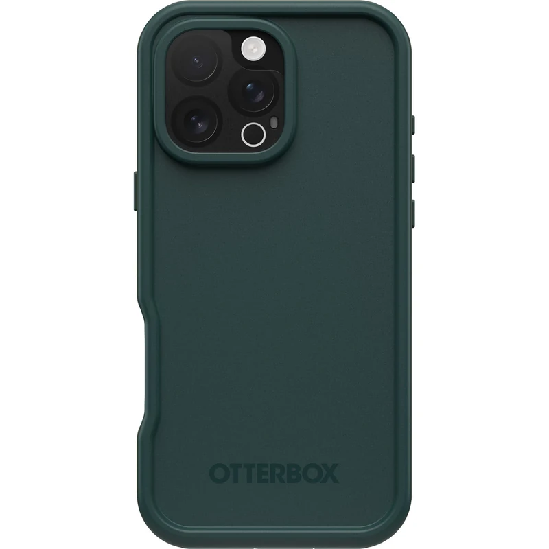 OtterBox iPhone 16 Pro Max (Only) FRĒ Series Waterproof Case with MagSafe (Designed by LifeProof) - Sagebrush Green, Waterproof, 60% Recycled Plastic, Sleek and Stylish
