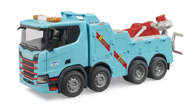 Bruder 03553 - Scania Super 560R Breakdown and Towing Truck with Light and Sound Module - 1:16 Vehicles, Tow Trucks, Tugs, Roadside Assistance, Carriers