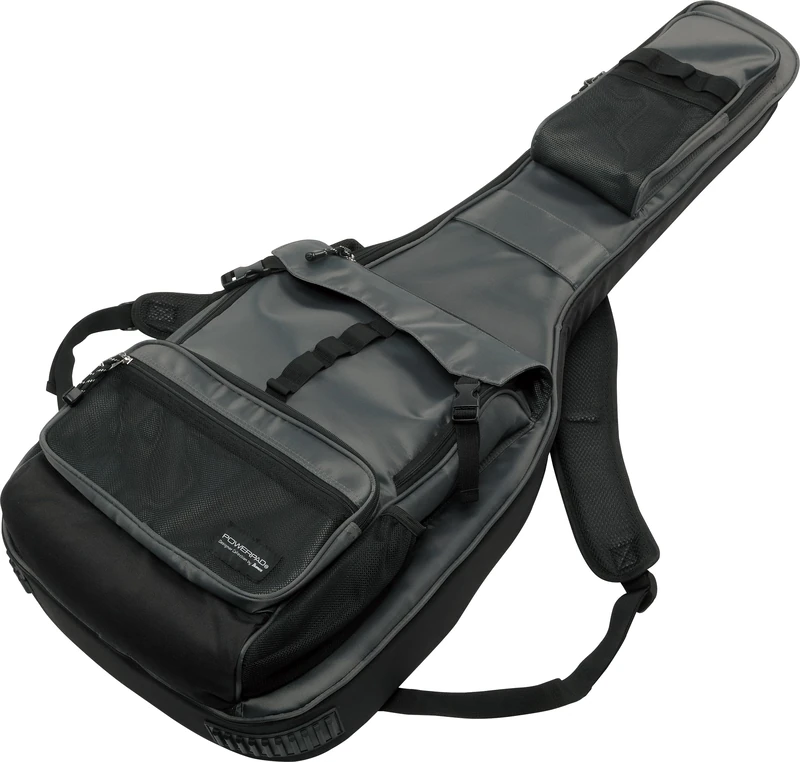Ibanez IGB651-GY PowerPad Ultra Electric Guitar Gig Bag – Premium Padded Soft Case with 25–30 mm Cushioning | Neck Support Strap | Multi-Pocket Storage | Waterproof Zippers – Grey