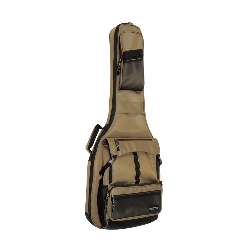 Ibanez IGB651-KH PowerPad Ultra Electric Guitar Gig Bag – Premium Padded Soft Case with 25–30 mm Cushioning | Neck Support Strap | Multi-Pocket Storage | Waterproof Zippers – Khaki