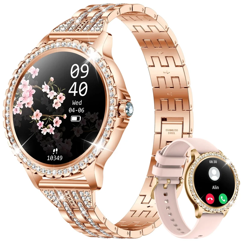 CIVO Smart Watches for Women Fitness: Tracker IP67 Waterproof Sport - Smartwatch Compatible Android iOS