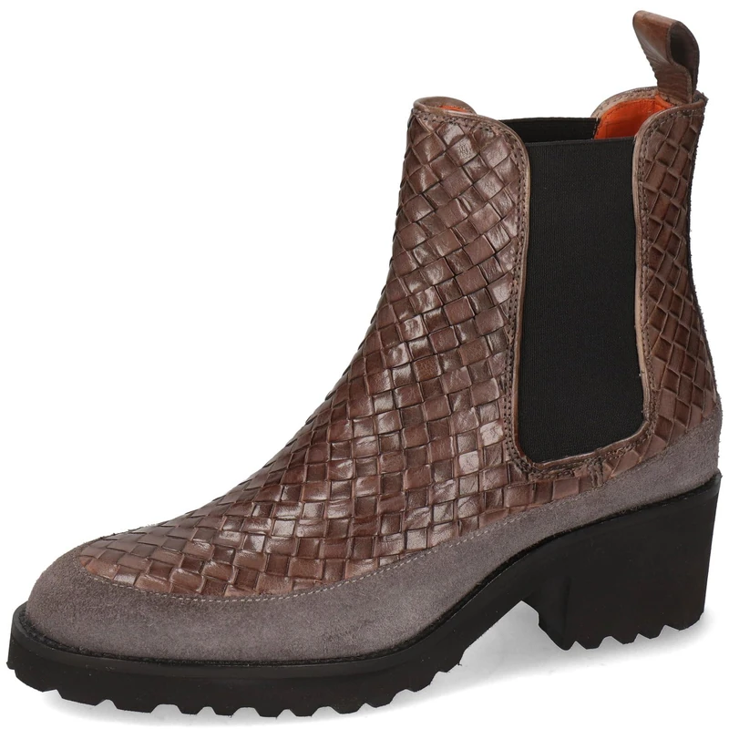 Melvin & Hamilton Women Abigail 1 Chelsea Boot, Gray, 7 UK