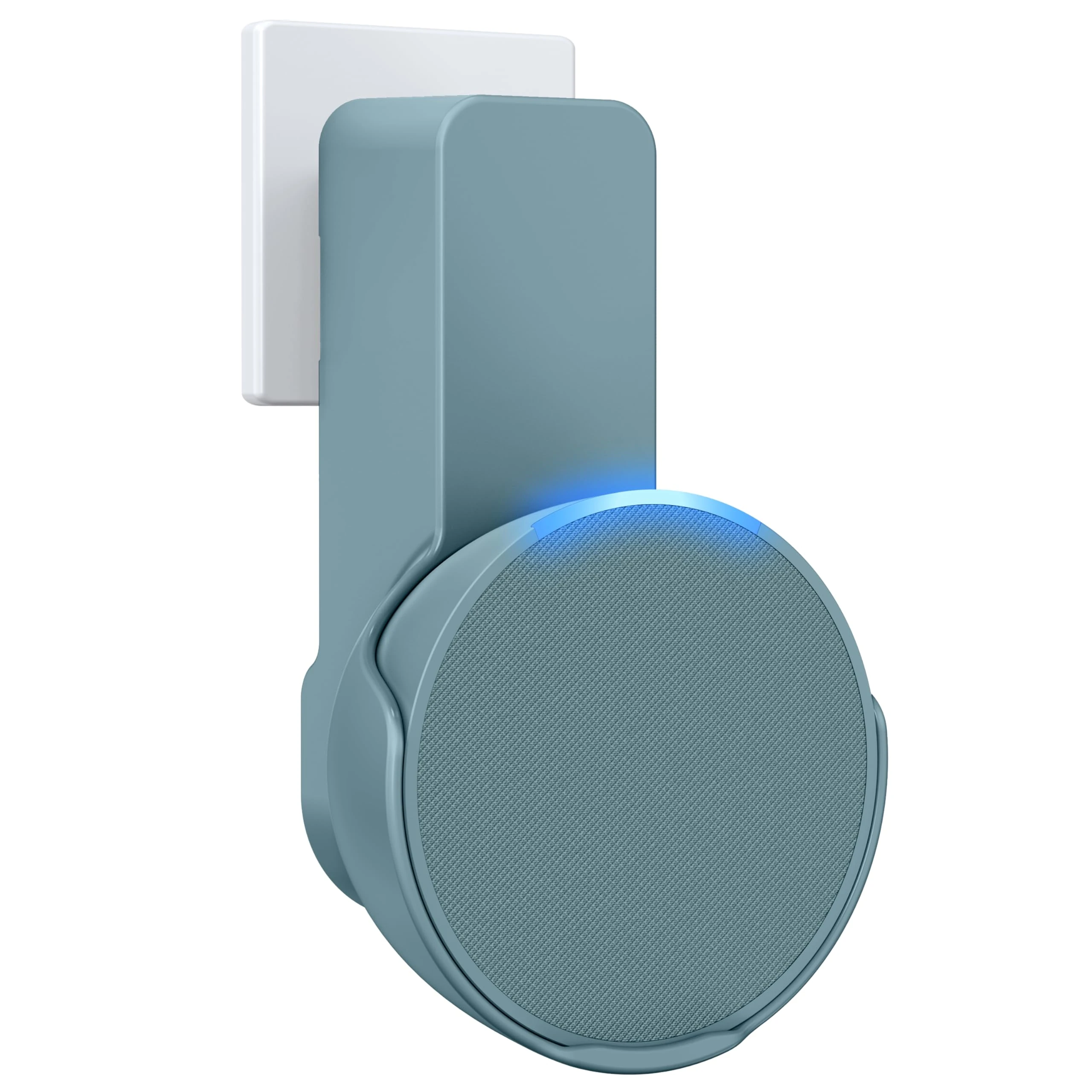 Maxonar Wall Mount, Space Saving Mount, Integrated Cable Management Wall Mount, No Drilling Required, Compatible with Ech0 PoP and Google Nest Speaker, Midnight Teal(Only the Stand)