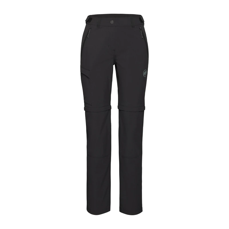 Mammut Runbold IV Zip Off Pants Women | Outdoor Trousers for Hiking, Convertible into Shorts, Stretch Fit, Durable & Breathable | Black, 40, Short