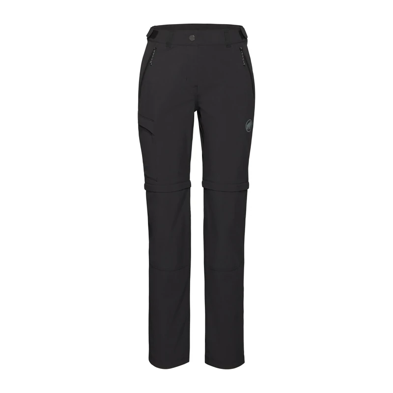 Mammut Runbold IV Zip Off Pants Women | Outdoor Trousers for Hiking, Convertible into Shorts, Stretch Fit, Durable & Breathable | Black, 38, Long