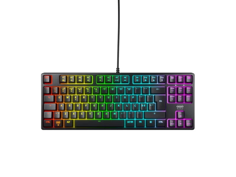 CHERRY XTRFY K4V2 TKL Mechanical Gaming Keyboard - Red Switches