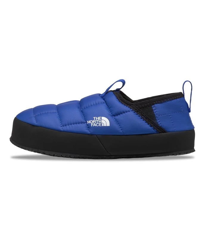 The North Face Kids Thermoball Traction Mules II, TNF Blue/TNF White, 4