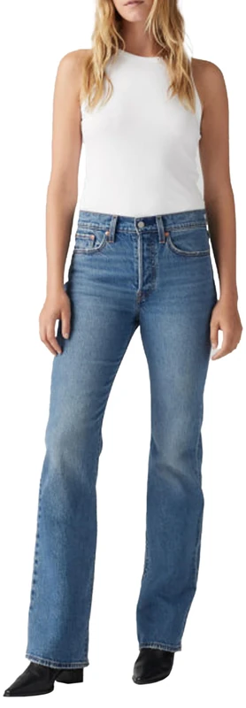 Levi's Wedgie Boot Jeans - Fair Point PSK - 26W x 32L