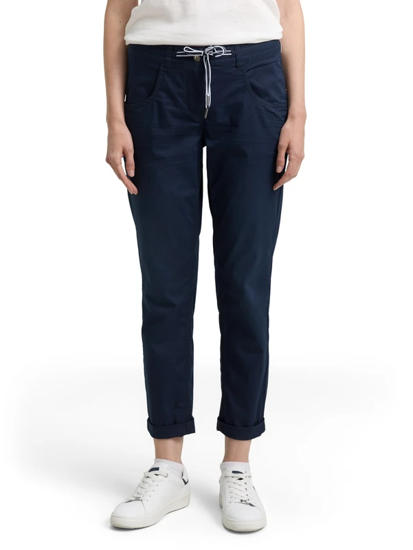 TOM TAILOR Women's 1046691 Trouser, 10668-Sky Captain Blue, 34W / 28L