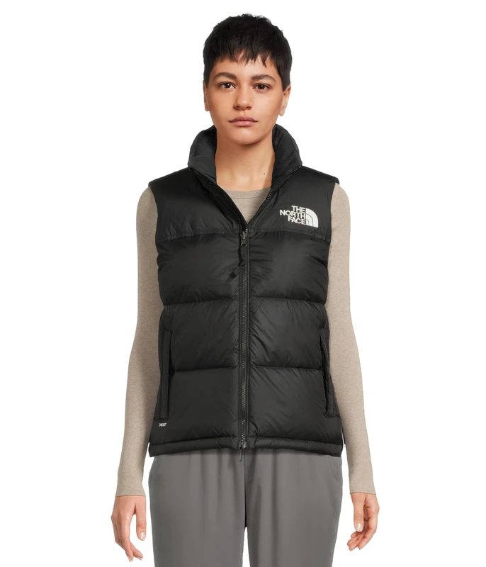 The North Face Women's 1996 Retro Nuptse Vest, Tnf Black/R, L