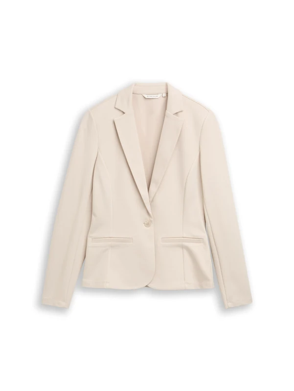 TOM TAILOR Women's Blazer, 39316 - Sand Stone Twill Structure, XXL