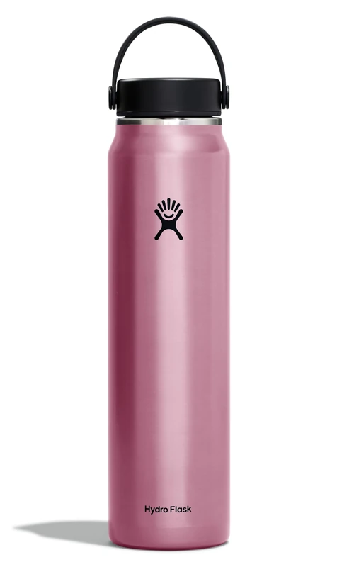 Hydro Flask - Lightweight Water Bottle 1180 ml (40 oz) Trail Series - Vacuum Insulated Stainless Steel Reusable Water Bottle with Leakproof Flex Cap - Wide Mouth - Tourmaline