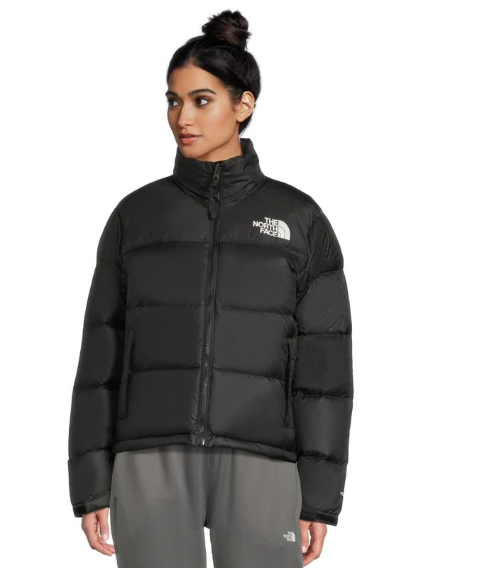 The North Face Women's 1996 Retro Nuptse Jacket, Tnf Black/R, L