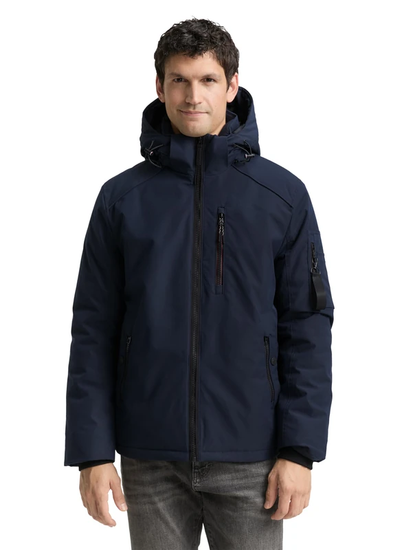 TOM TAILOR Men's 1047039 Jacket, 10668-Sky Captain Blue, 3XL, 10668 - Sky Captain Blue, 3XL