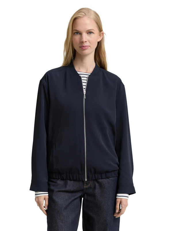 TOM TAILOR Women's 1047593 Blazer, 11019-Lunar Eclipse, 42