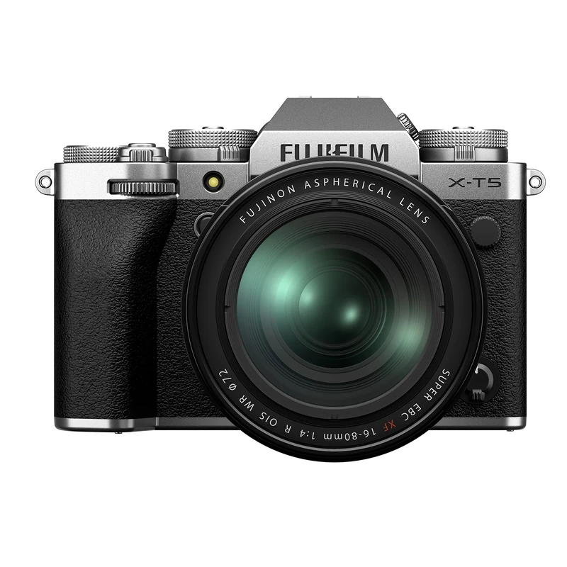 FUJIFILM X-T5 Silver with XF16-80mm Lens Kit