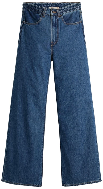 Levi's Women's Ribcage Wl Braided Jeans, Big Yikes, 33W x 32L