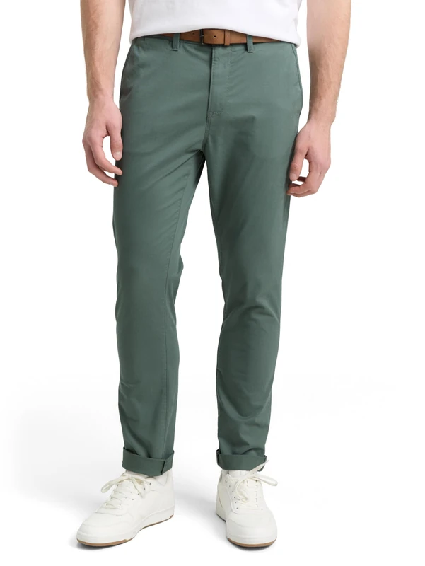Tom Tailor Denim Men's Trousers, 21951 - Washed Jasper Green, 33 W/36 L