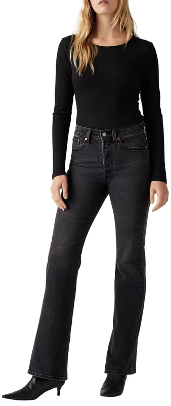 Levi's Wedgie Bootcut Jeans - On The Town No Crackle - 30W x 34L