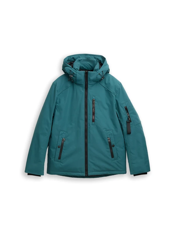 TOM TAILOR Men's 1047039 Jacket, 14171-Jasper Green, S