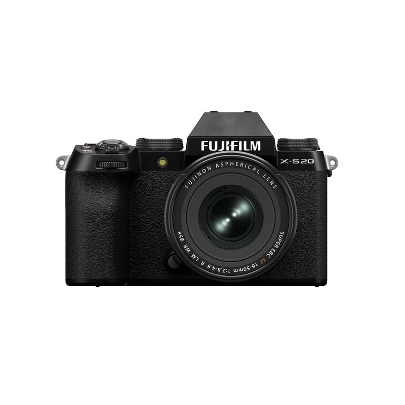 Fujifilm X-S20 26MP Mirrorless Digital Camera, Kit XF16-50mmF2.8-4.8, X-Trans CMOS 4 APS-C, X-Processor 5, IBIS, 6.2K 30p Movies, EVF Viewfinder, 3" LCD Screen Touch Vari-Angle, Black
