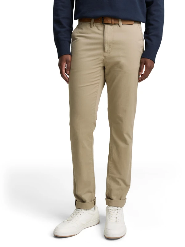 TOM TAILOR Denim Men's Trousers, 38323 - Roasted Nut Brown, 33 W/34 L