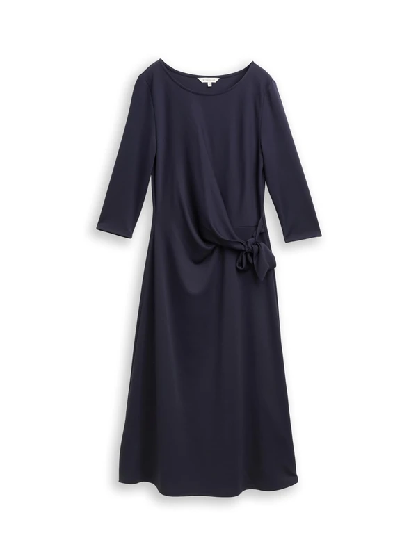 TOM TAILOR Women's Dress, 14482 - Deep Black, 6