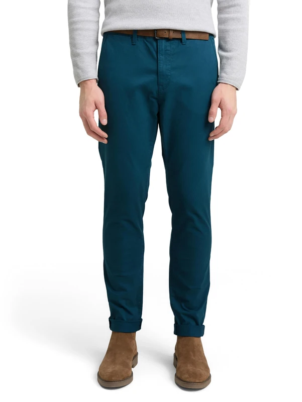Tom Tailor Denim Men's Trousers, 21179 - Deep Pond Green, 32 W/30 L