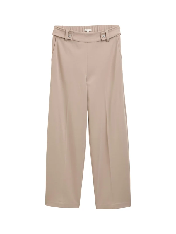 TOM TAILOR Women's Trousers, 32208 - Soft Taupe Grey, 40W x 28L - Image 1