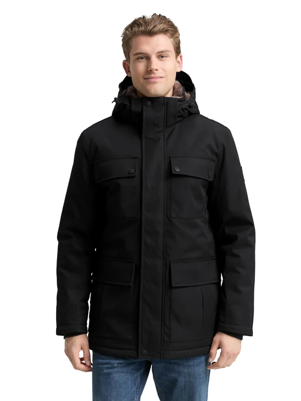 TOM TAILOR Men's 1046981 Jacket, 29999-Black, M