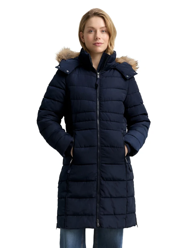 TOM TAILOR Women's 1047533 Jacket, 10668-Sky Captain Blue, S, 10668 - Sky Captain Blue, S