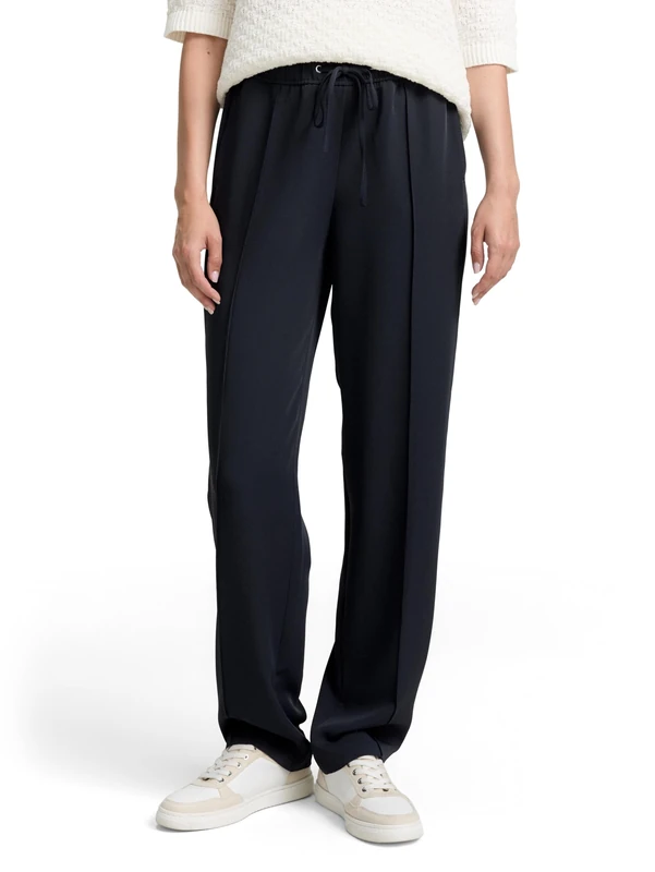 TOM TAILOR Women's 1047661 Trouser, 11019-Lunar Eclipse, 34W / 30L