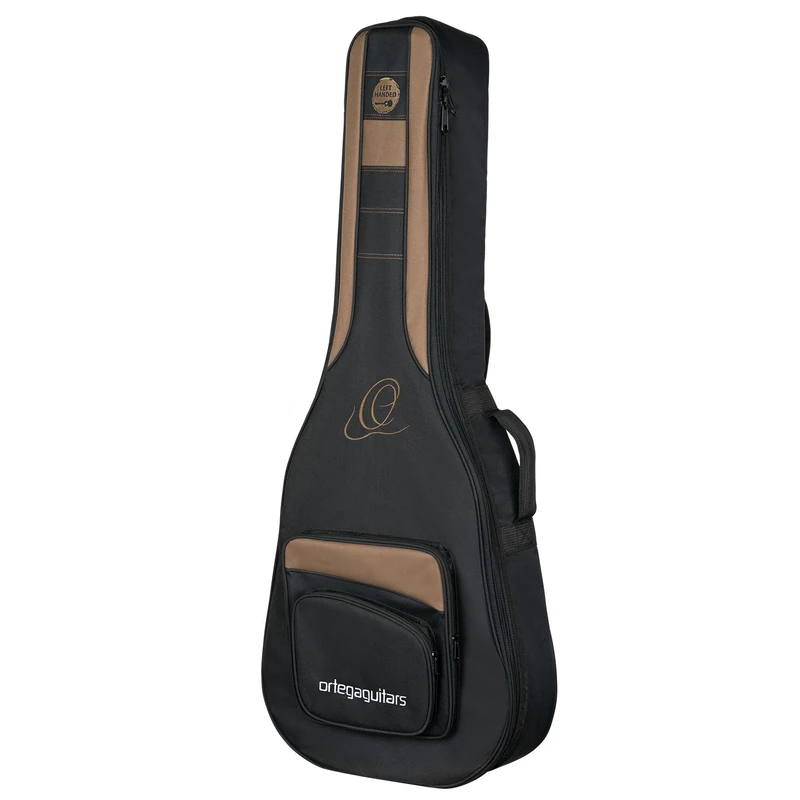 Ortega Guitars Pro Series Bag – Left-Handed Resonator Guitar Bag – Height 101 cm – Wide Neck Brace – Shoulder Straps – Nylon, Black (ONB-RRG40-L)