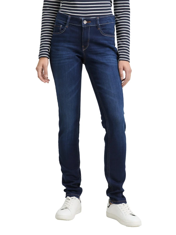 TOM TAILOR Women's 1047848 Jeans, 10282-Dark Stone Wash Denim, 34W / 34L - Image 1