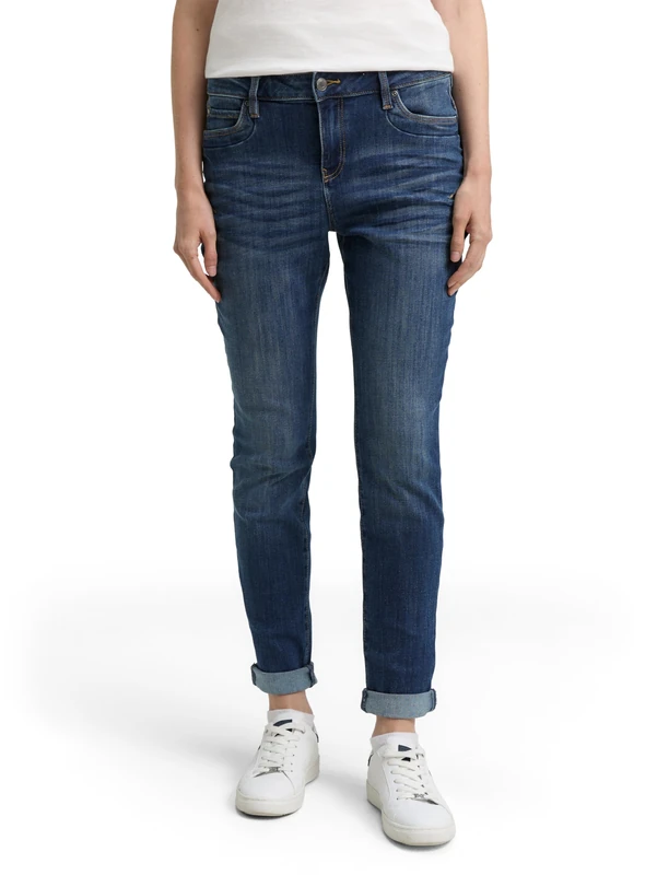 TOM TAILOR Women's Jeans, 10282 Dark Stone Wash Denim, 32W x 30L