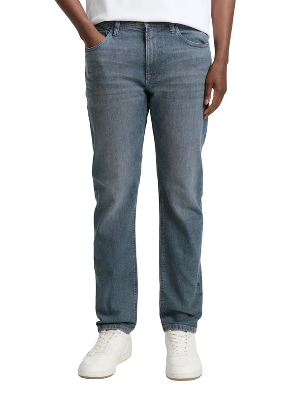 TOM TAILOR Men's 1045980 Jeans, 10162-Mid Stone Blue Grey Denim, 29W / 32L