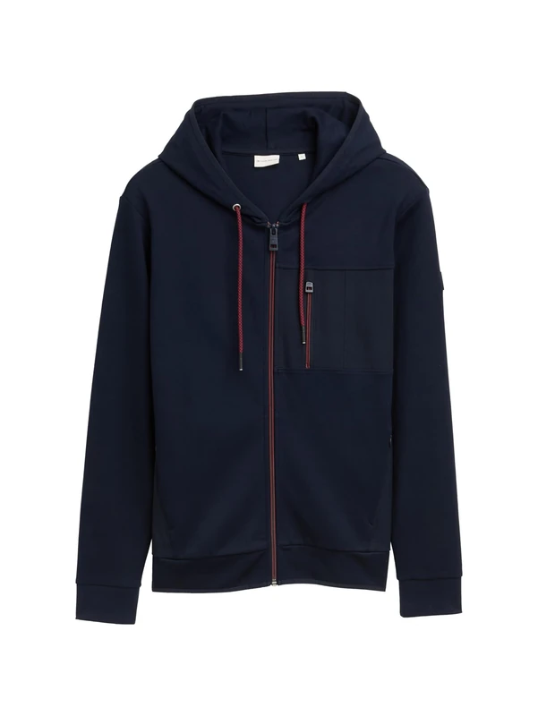 TOM TAILOR Men's 1047831 Sweatshirt, 10668-Sky Captain Blue, S