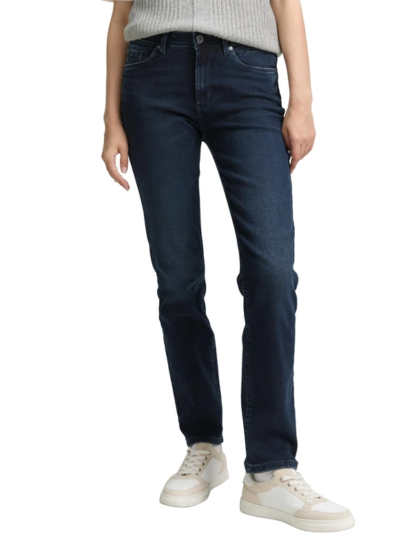TOM TAILOR Women's 1047852 Jeans, 10170-Blue Black Denim, 26W / 34L