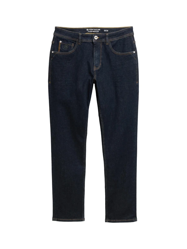 TOM TAILOR Men's 1047984 Jeans, 10138-Rinsed Blue Denim, 32W / 34L