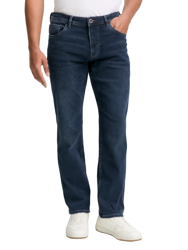 TOM TAILOR Men's 1047983 Jeans, 10173-Dark Stone Blue Black Denim, 36W / 34L