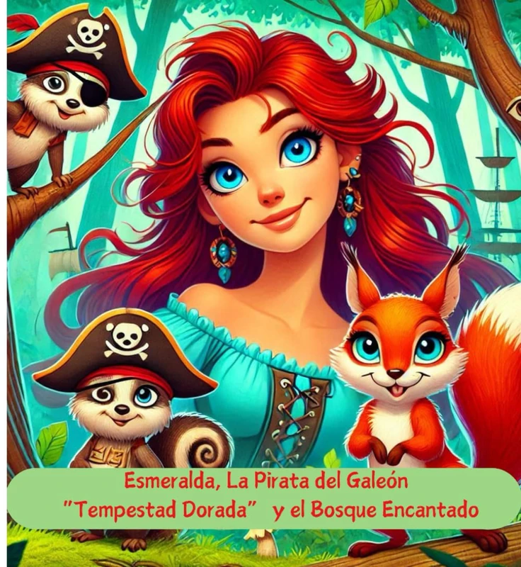 Esmeralda, La Pirata del Galeón “Tempestad Dorada” y el Bosque Encantado: Cuentos Infantiles